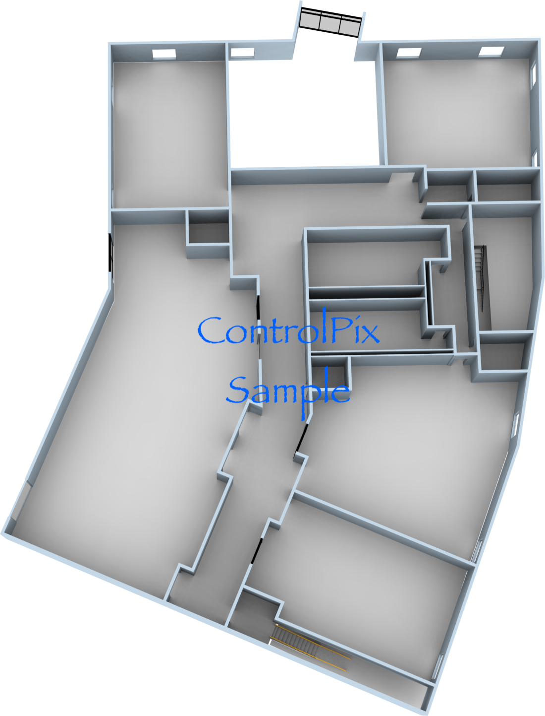 Level 2 floor plan, Mike – ControlPix Graphics